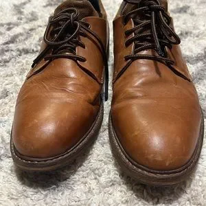 Bull Boxer Brown Destus Leather Upper Hand Crafted Oxford Tie Wood Size 12 s-l400.jpg main image 3